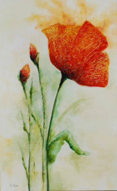 Blütenstaub; 42x68 cm; Acryl
